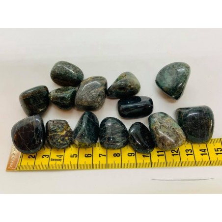 pierre roulée apatite bleue