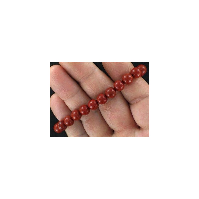 bracelet jaspe rouge