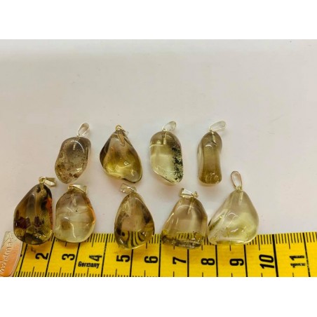 pendentif quartz fumé