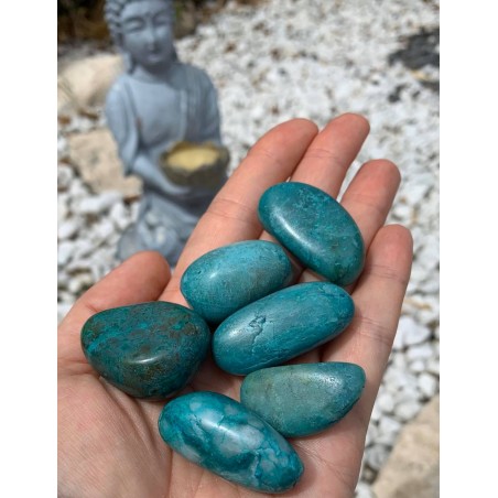 pierre roulée chrysocolle