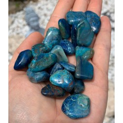 pierre roulée chrysocolle shattuckite