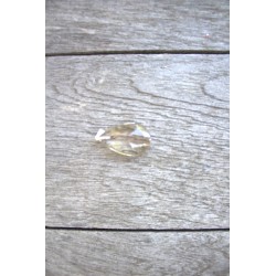 pendentif citrine goutte et argent 2
