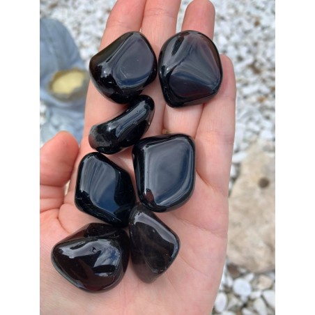 pierre roulée obsidienne larmes apache