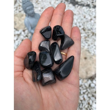 Pierre roulée hypersthène