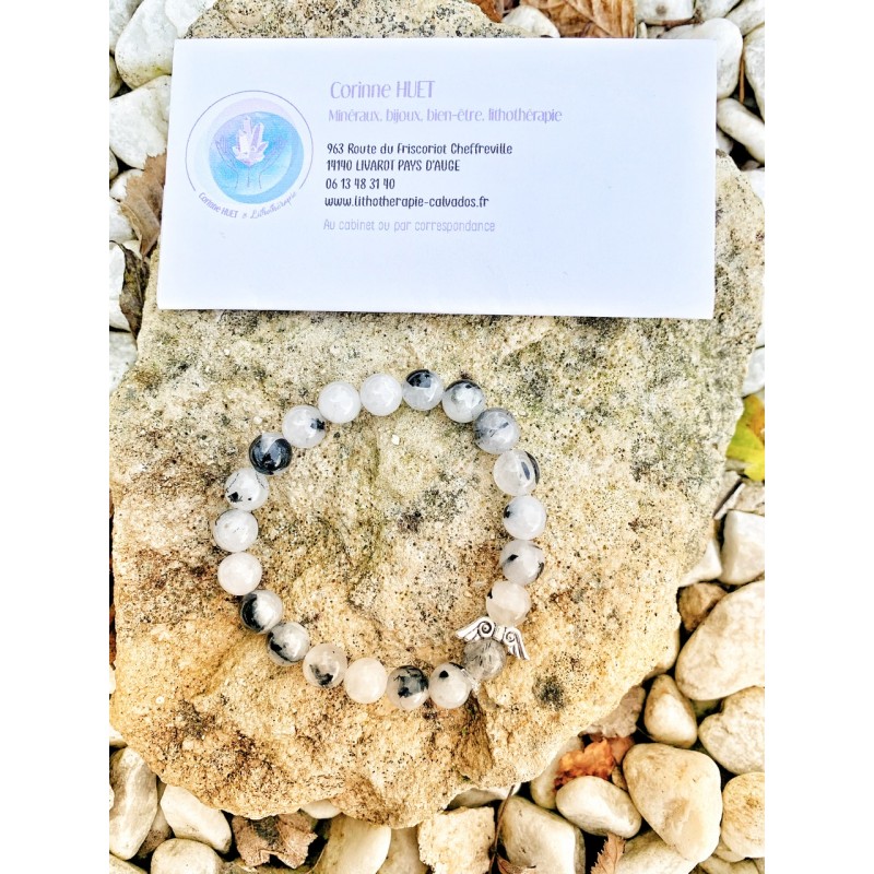 bracelet ange gardien pierres
