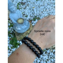 bracelet spinelle noire