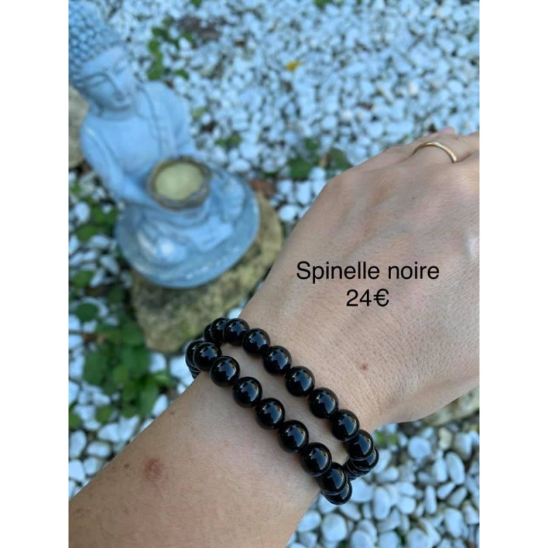 bracelet spinelle noire