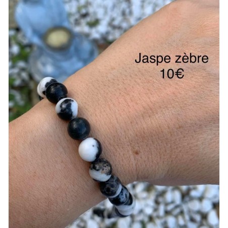 bracelet jaspe zèbre