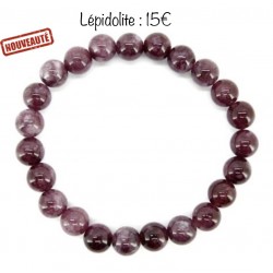 Bracelet lépidolite