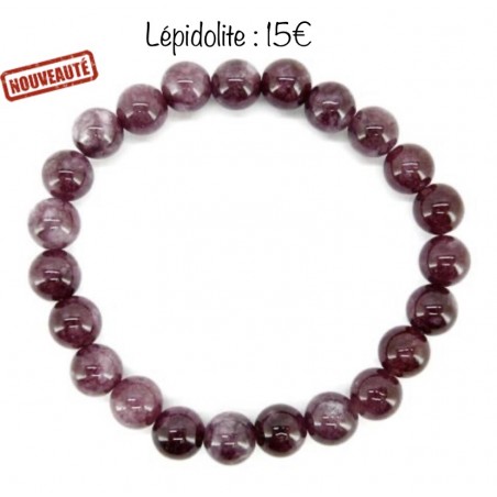 Bracelet lépidolite Bracelet lépidolite