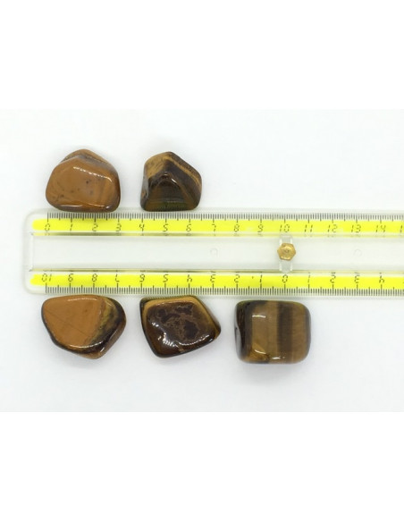 pierre roulée œil de tigre