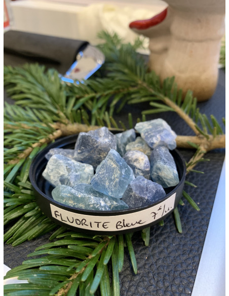 Fluorite bleue brute