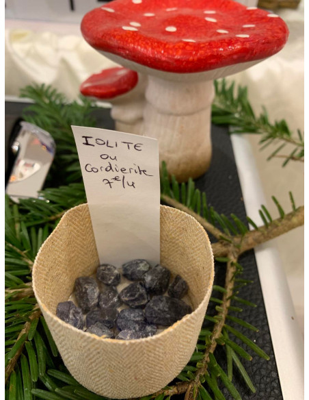 Iolite ou cordiérite brute