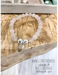 Bracelet initiales amoureux saint valentin