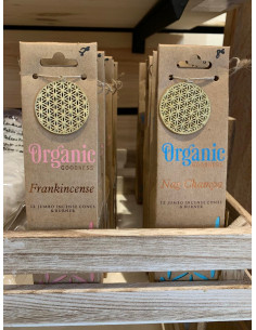 Cones d'encens et brûleur