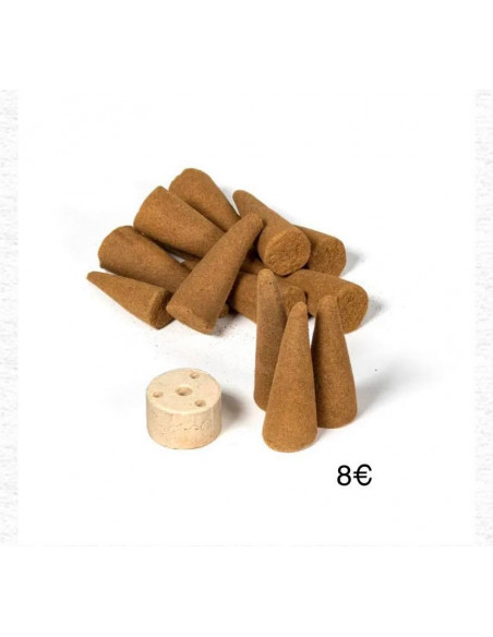 Cones d'encens et brûleur