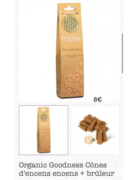 Cones d'encens et brûleur