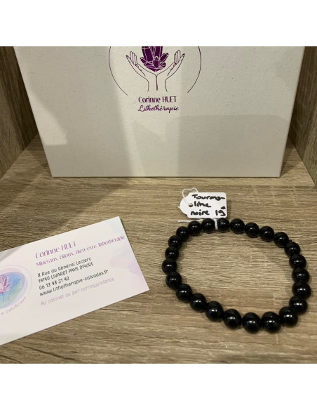 bracelet tourmaline noire