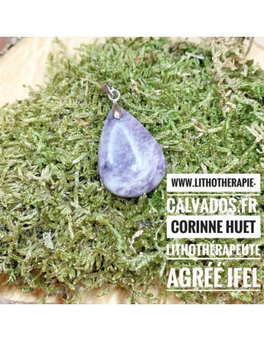 pendentif Lépidolite