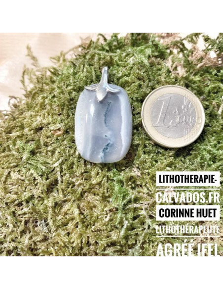 Pendentif quartz mousse 3