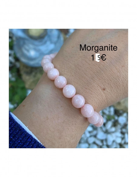 bracelet morganite rose