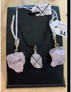 Pendentif Kunzite rose