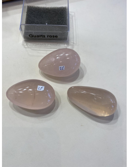 Galet quartz rose Extra