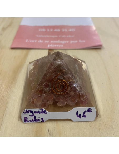 Orgonite Rubis Orgonite Rubis