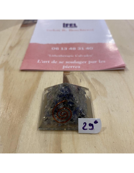 Orgonite Saphir bleu