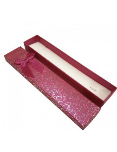 Écrin collier chaîne et pendentif