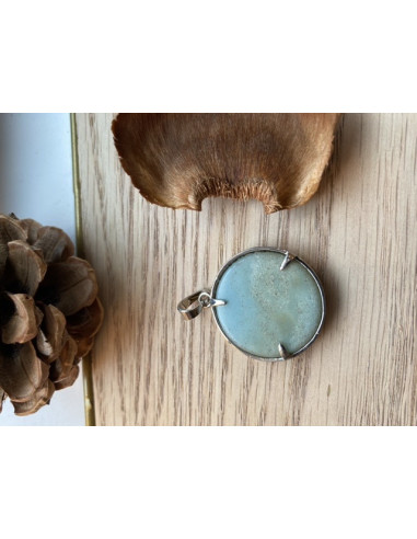 Pendentif arbre de vie et amazonite