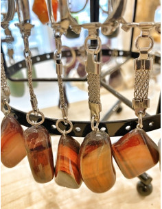Porte clés Pierres roulées ou pour animaux