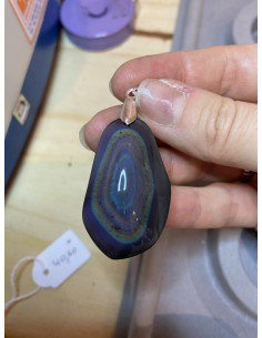 Pendentif Obsidienne Oeil Céleste cabochon