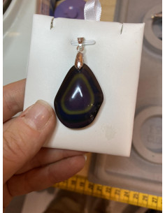 Pendentif Obsidienne Oeil Céleste cabochon 2