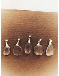 Pendentif Cristal de roche pur 2