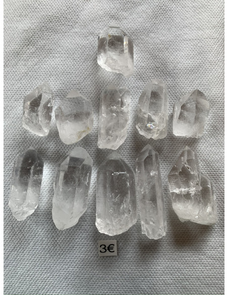 Pointe cristal de roche brute