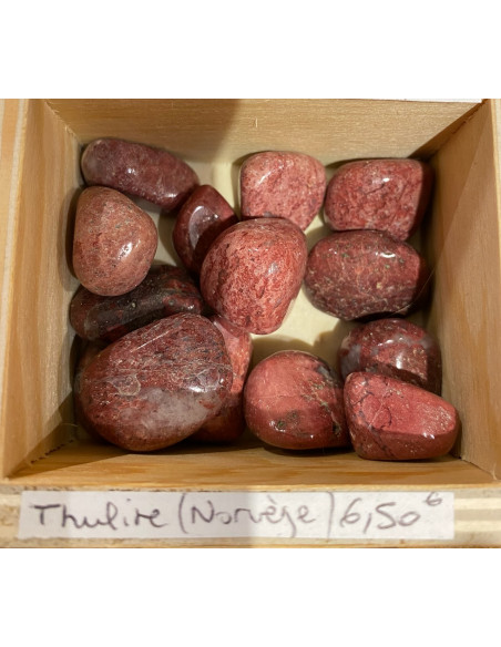 pierre roulée thulite