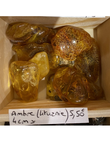 Ambre pierre roulée