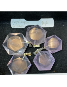 Pendentif amethyste sceau Salomon