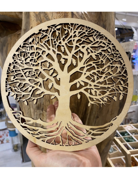 Décoration murale arbre de vie bois