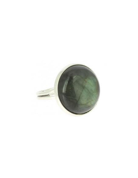 bague cabochon labradorite