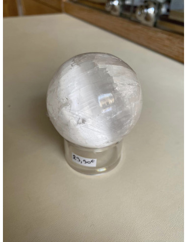 sphère sélénite 10cm
