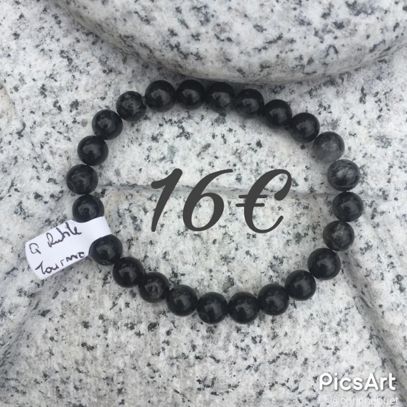 bracelet quartz rutile tourmaline