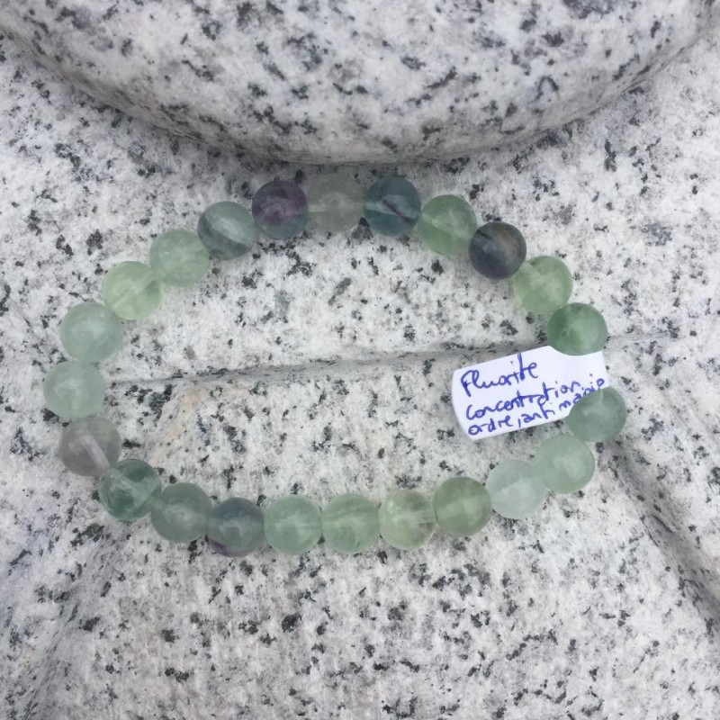 bracelet fluorite multicolore