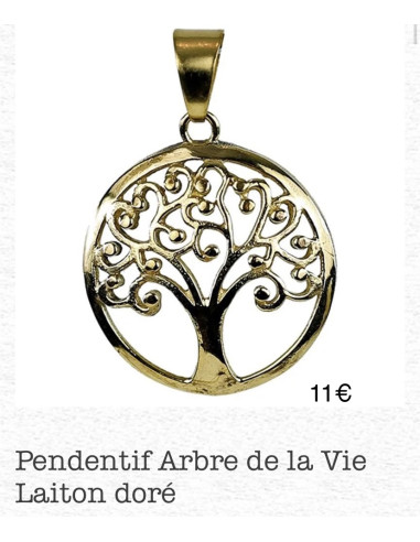 copy of Pendentif arbre de vie labradorite