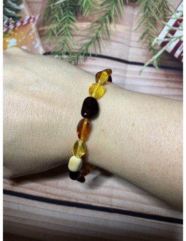 Bracelet AMBRE Adulte MER BALTIQUE