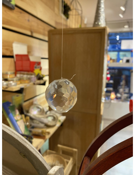 Suspension cristal de roche feng shui