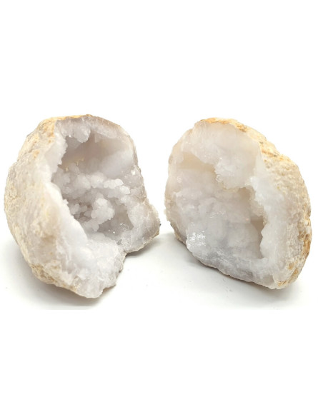 Demie géode cristal de roche 20-25cm