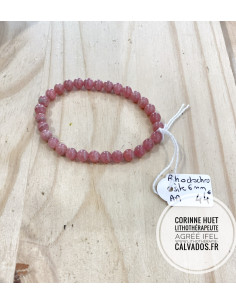 Bracelet rhodochrosite 6mm AA