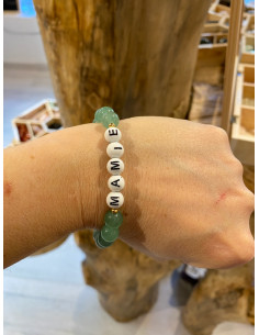 Bracelet Mamie en pierres naturelles à personnaliser 2